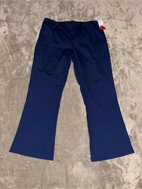 NWT Women’s New Navy Blue Stretch Fundamentals Scrub Pants Large Petite